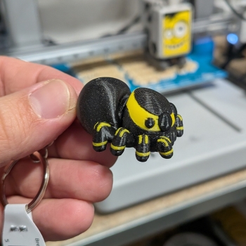 Pająk al'a Grammostola pulchripes - brelok do kluczy